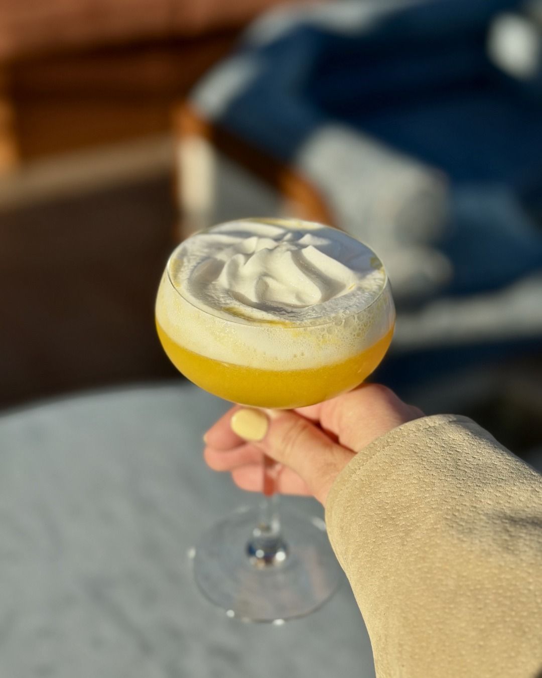 Cocktail i kvällssol
